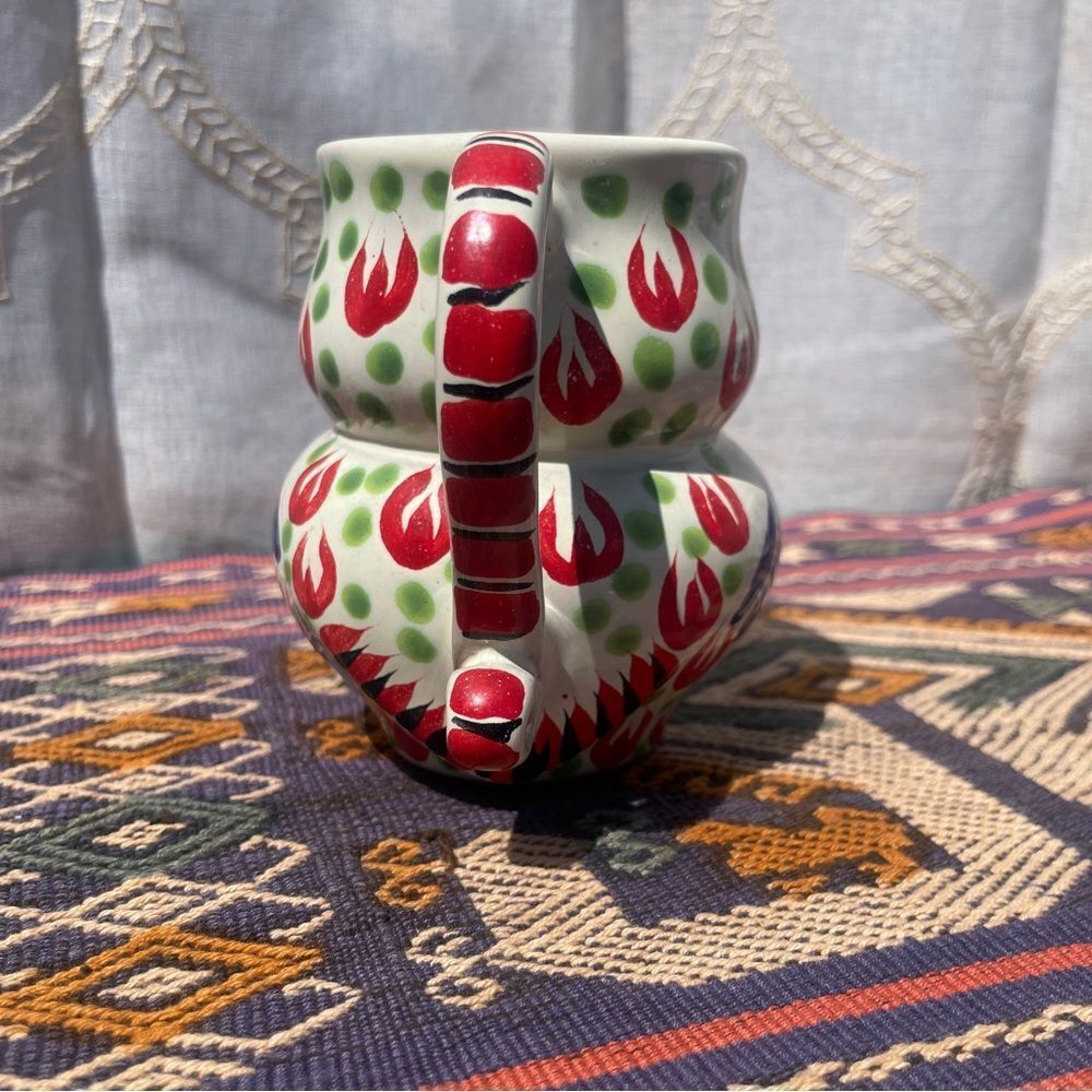 Vintage Handmade Ceramic Owl Mug - Picture 4 of 5